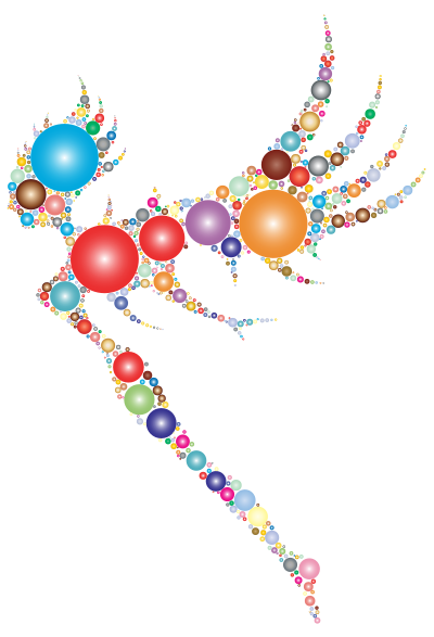 Colorful Fairy Circles 3 clipart