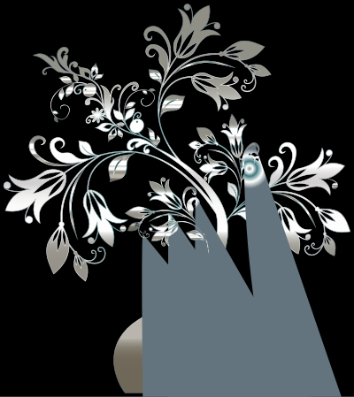 Colorful Floral Tree 13 clipart