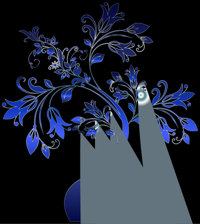 Colorful Floral Tree 14 clipart