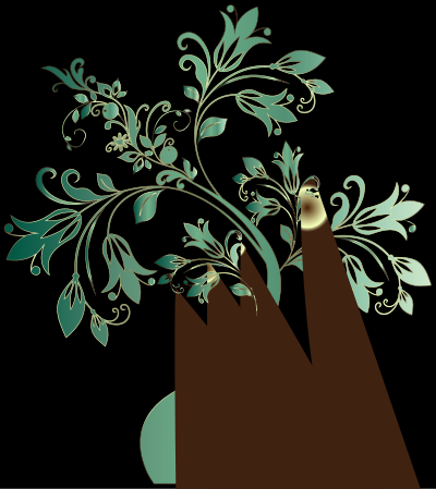 Colorful Floral Tree 16 clipart