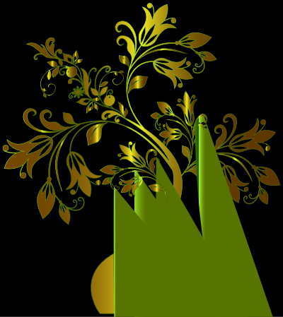 Colorful Floral Tree 5 clipart