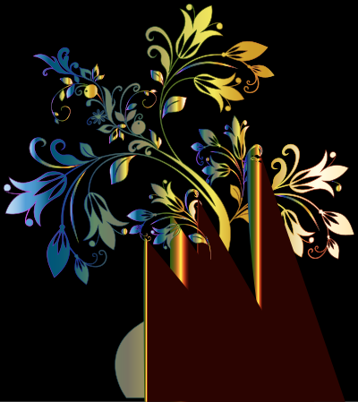 Colorful Floral Tree 9 clipart