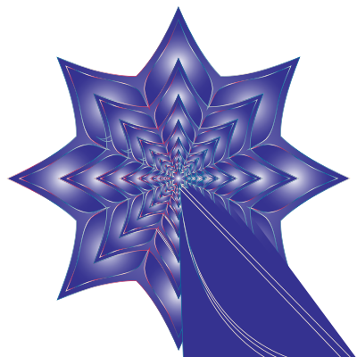 Colorful Flower Silhouette 16 Variation 2 clipart