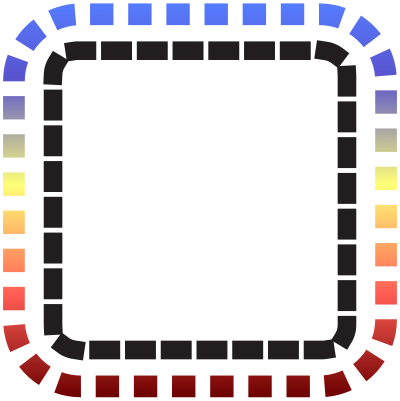 Colorful frame clipart
