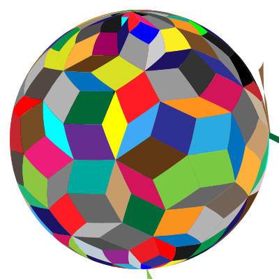 Colorful Geometric Sphere clipart