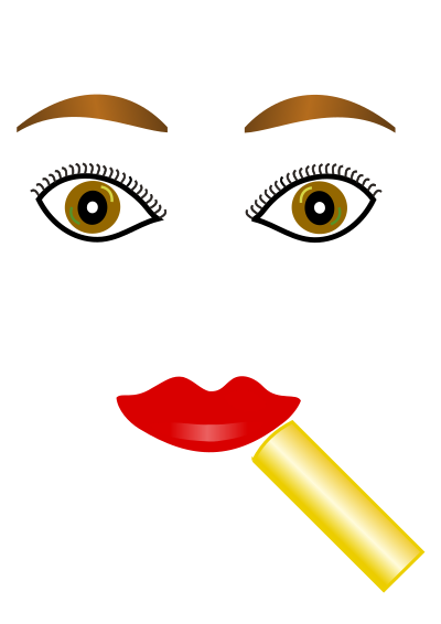 Colorful makeup clipart
