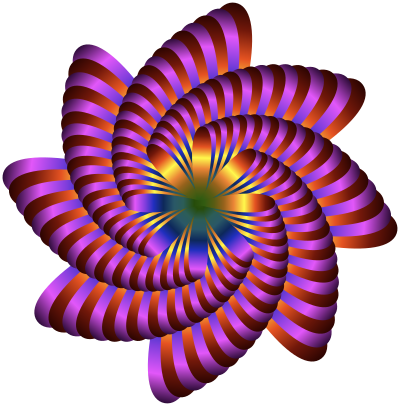 Colorful Nautilus 2 clipart