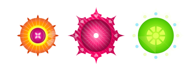 Colorful Orbs clipart