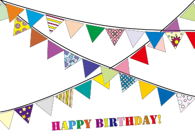 Colorful Party Banners clipart