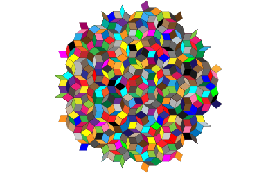 Colorful Penrose Tiles clipart