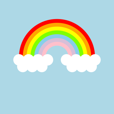 Colorful Rainbow clipart