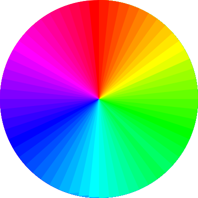 Colorful sectors clipart