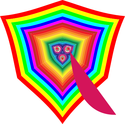 Colorful Shield clipart