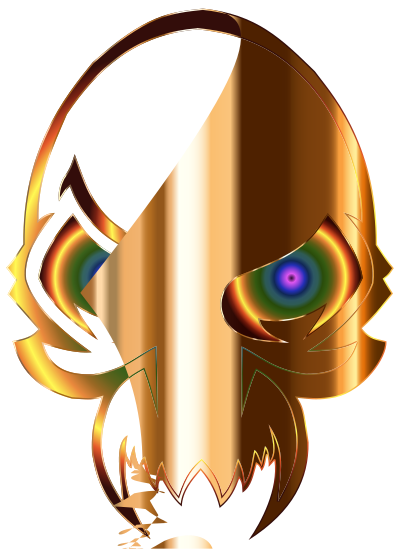 Colorful Skull 2 clipart