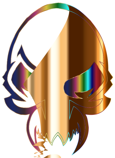 Colorful Skull 3 clipart