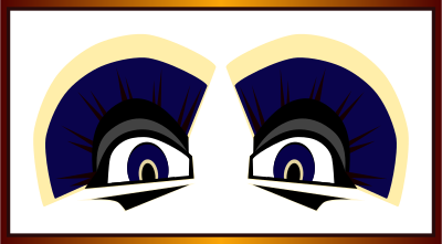 Colorful Sphinx Eyes clipart