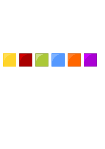 Colorful Square Icon Backgrounds clipart