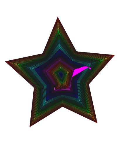 Colorful Star clipart