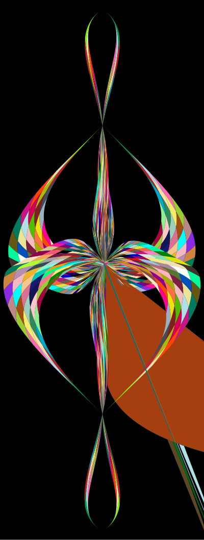Colorful Stylized Cross 2 clipart