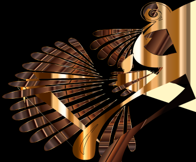 Colorful Stylized Peacock 27 clipart