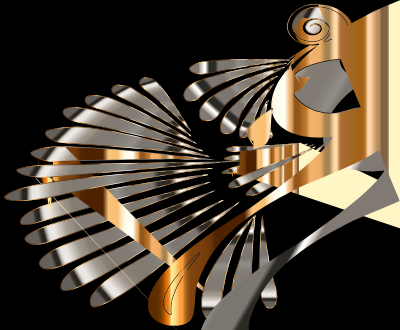 Colorful Stylized Peacock 28 clipart