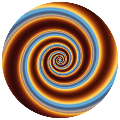 Colorful Swirling Vortex 3 clipart