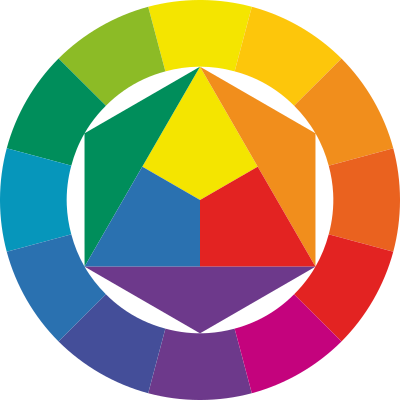Colorful Tetrahedron clipart