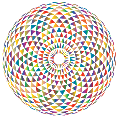 Colorful Toroid Mandala 4 clipart