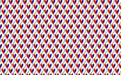 Colorful Tulips Seamless Pattern 2 clipart