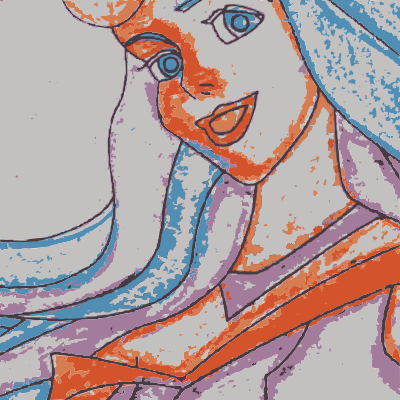 Coloring with kids is fun 3 clipart