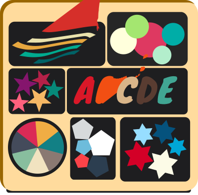 Colorscapes - color collection clipart