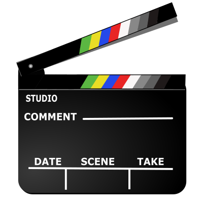 Colour Clapboard clipart