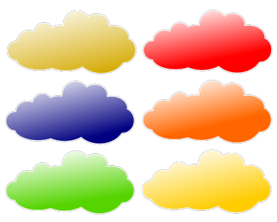 Colour Clouds clipart