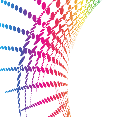 Coloured halftone pattern clipart