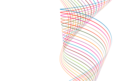 Coloured line waving pattern clipart