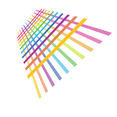 Coloured lines grid design clipart