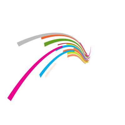 Coloured lines isolated clipart