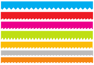 Coloured lines samples clipart