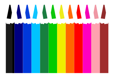 Coloured Pencils clipart