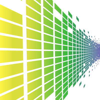 Coloured tiles on white background clipart