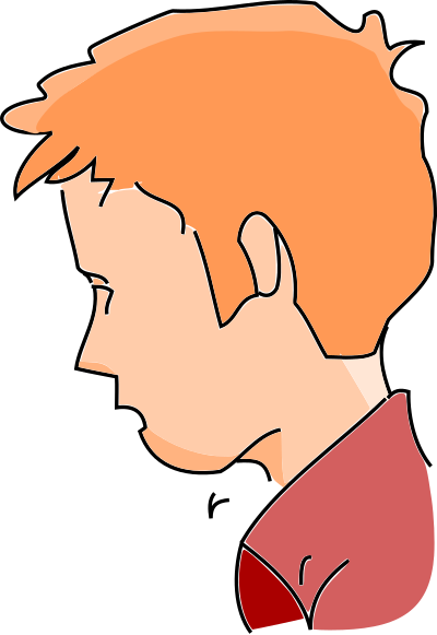 Coloured youngster clipart