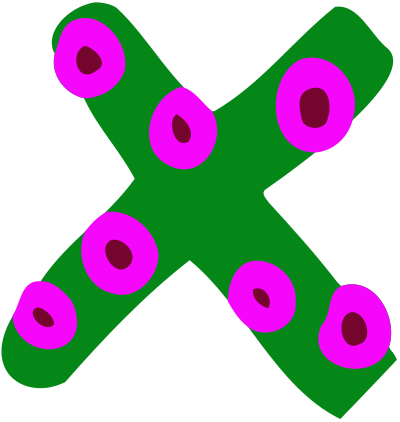 Colourful alphabet - X clipart
