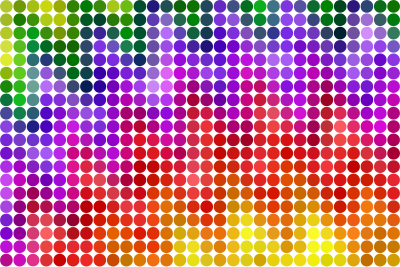 Colourful background 27 in dots clipart