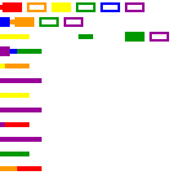 Colourful bricks pattern (no background) clipart