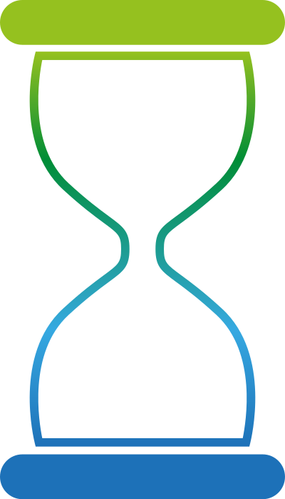 Colourful hourglass 2 clipart