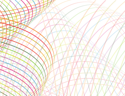 Colourful lines clipart
