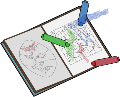 Colouring Book clipart