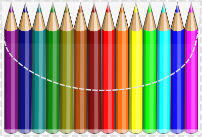 Colouring pencils clipart