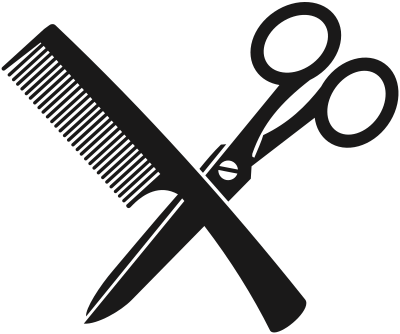 Comb and Scissors (#1) clipart