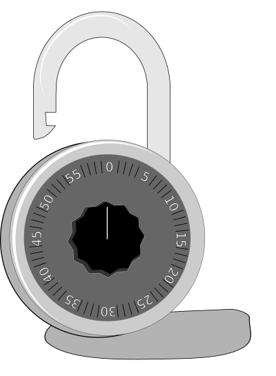 Combination Lock clipart